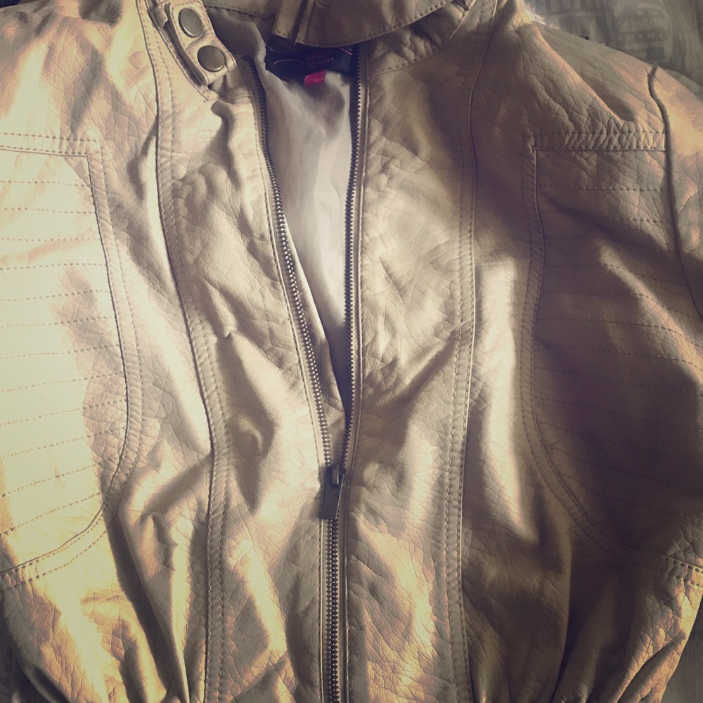 Faux Leather Jacket from Macy’s